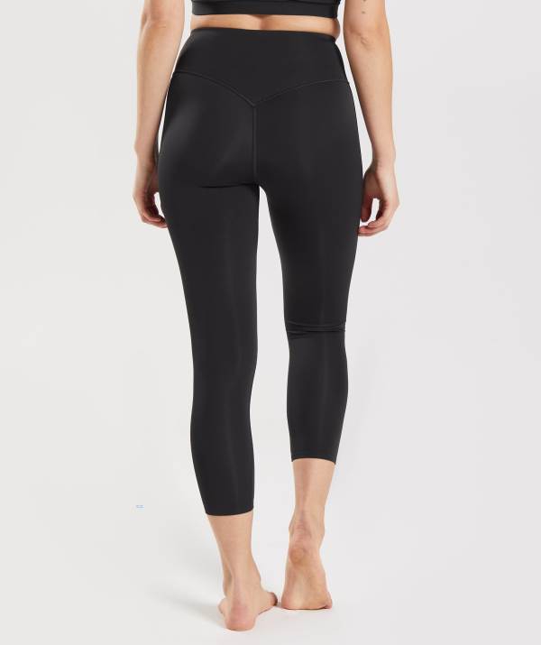 Damske Legíny Gymshark Studio 7/8 Čierne | SB9246385